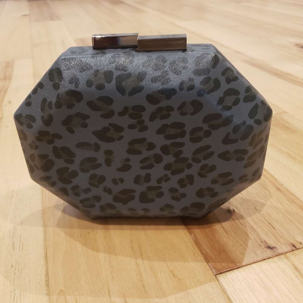 Leopard Print Clutch